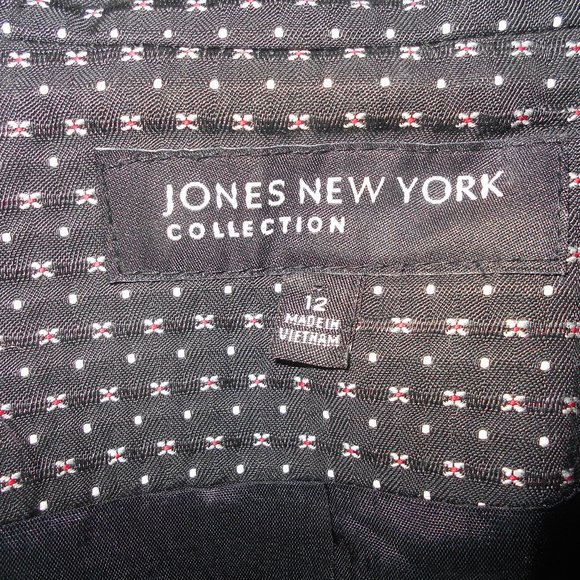 JONES NEW YORK Flower Print Button Down Jacket 12 - Picture 3 of 4